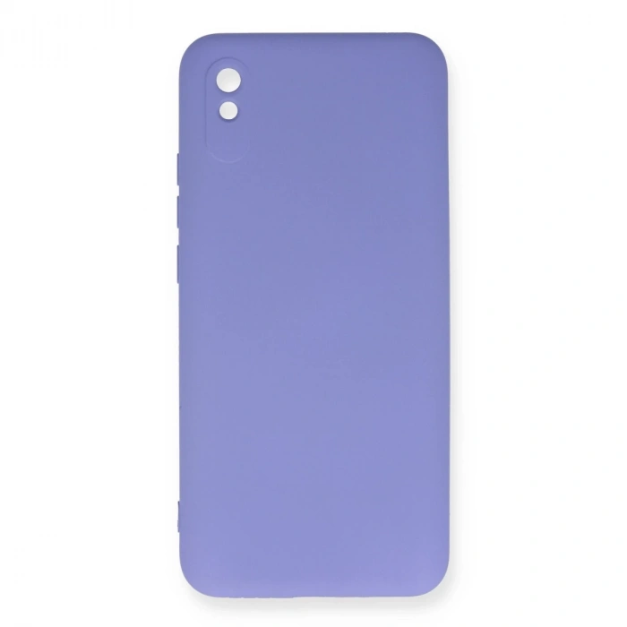 Xiaomi Redmi 9a Kılıf Nano İçi Kadife Silikon - Lila