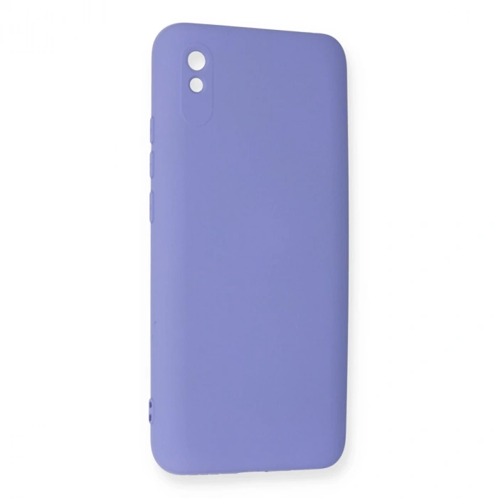 Xiaomi Redmi 9a Kılıf Nano İçi Kadife Silikon - Lila