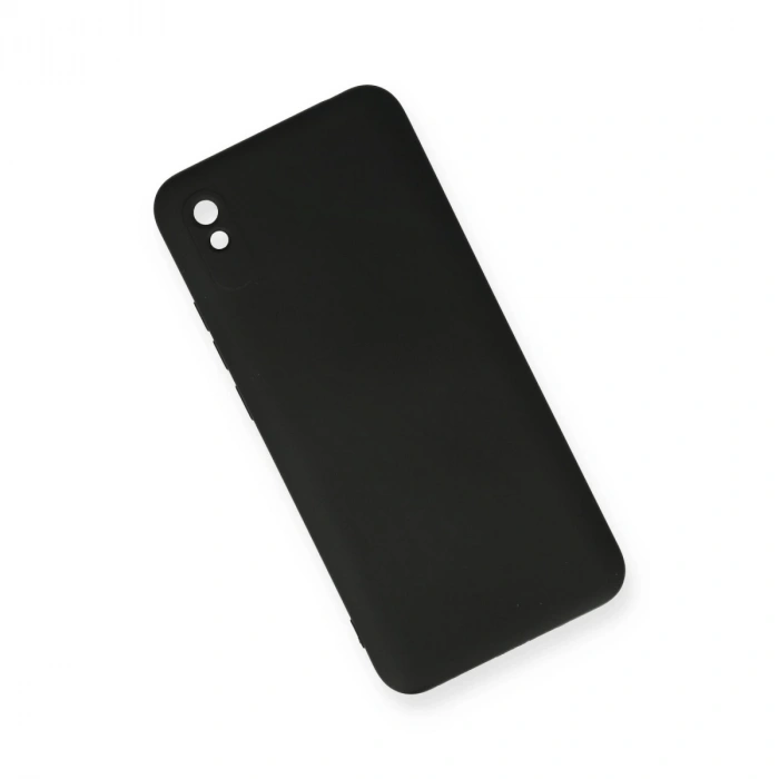 Xiaomi Redmi 9a Kılıf Nano İçi Kadife Silikon - Siyah