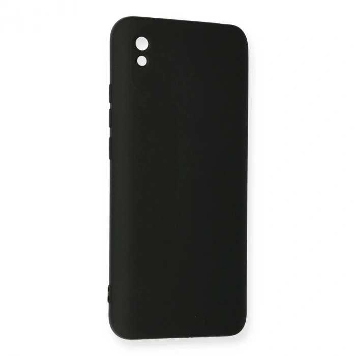Xiaomi Redmi 9a Kılıf Nano İçi Kadife Silikon - Siyah
