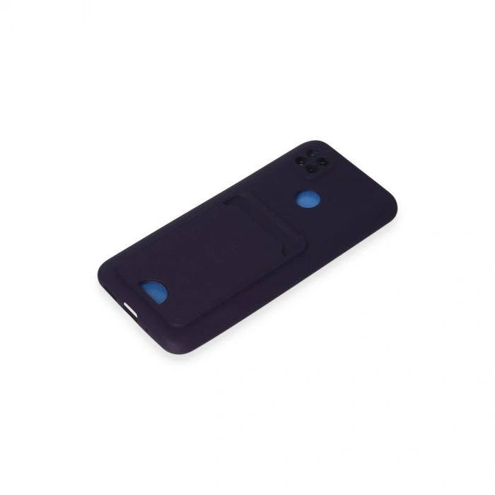 Xiaomi Redmi 9c Kılıf Kelvin Kartvizitli Silikon - Derin Mor
