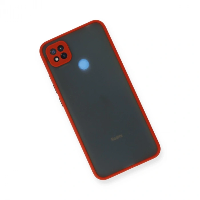 Xiaomi Redmi 9c Kılıf Montreal Silikon Kapak - Kırmızı