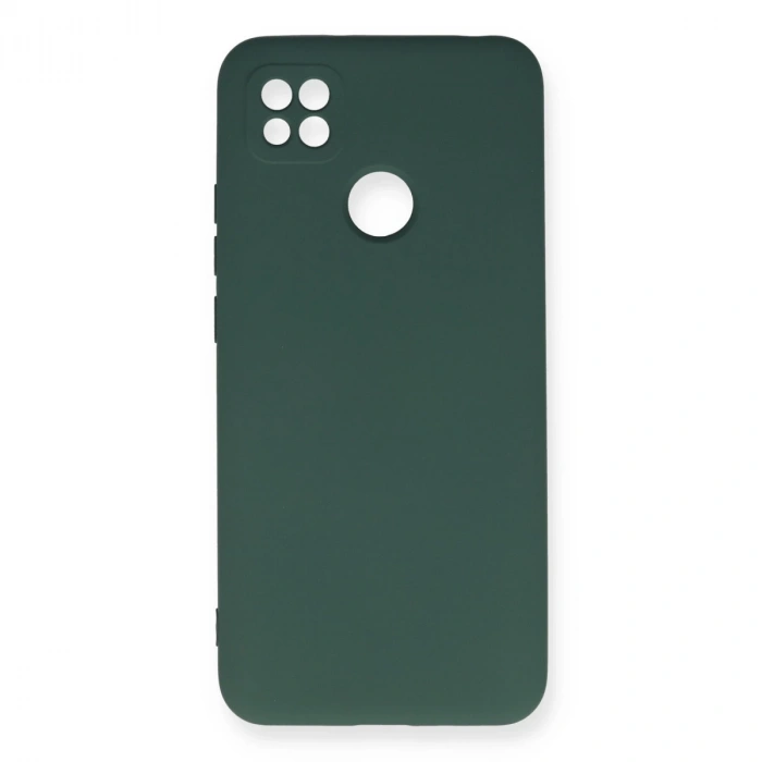 Xiaomi Redmi 9c Kılıf Nano İçi Kadife Silikon - Koyu Yeşil