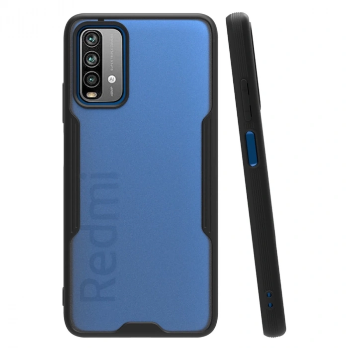 Xiaomi Redmi 9t Kılıf Platin Silikon - Siyah