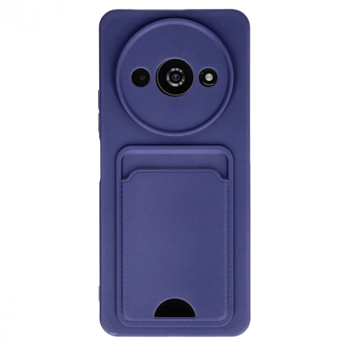 Xiaomi Redmi A3 4g Kılıf Kelvin Kartvizitli Silikon - Lacivert