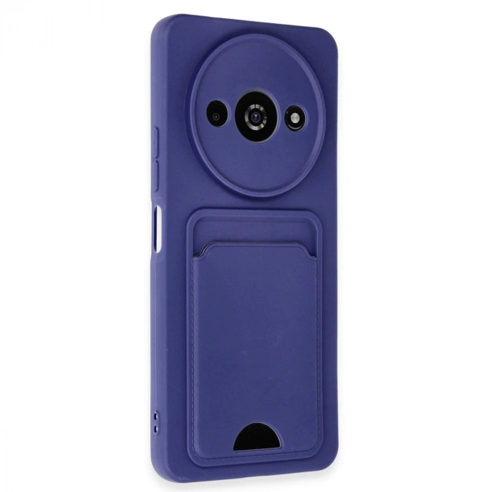 Xiaomi Redmi A3 4g Kılıf Kelvin Kartvizitli Silikon - Lacivert