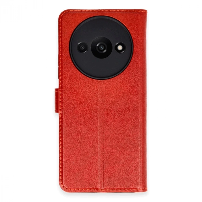 Xiaomi Redmi A3 4g Kılıf Trend S Plus Kapaklı Kılıf - Kırmızı