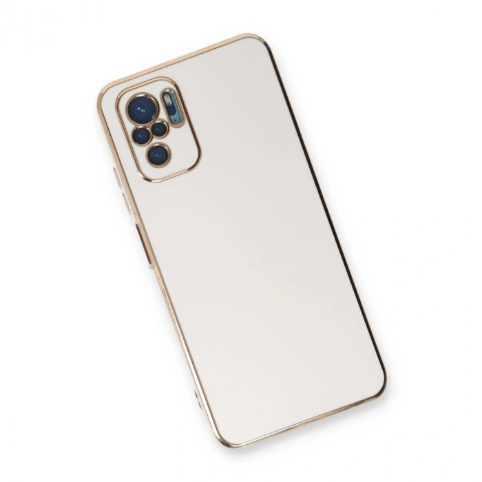 Xiaomi Redmi Note 10 Kılıf Volet Silikon - Beyaz