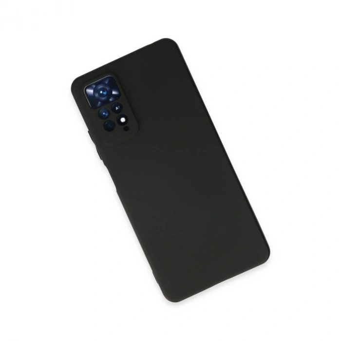 Xiaomi Redmi Note 11 Kılıf First Silikon - Siyah
