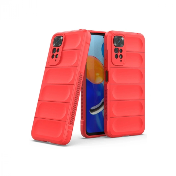 Xiaomi Redmi Note 11 Kılıf Optimum Silikon - Kırmızı