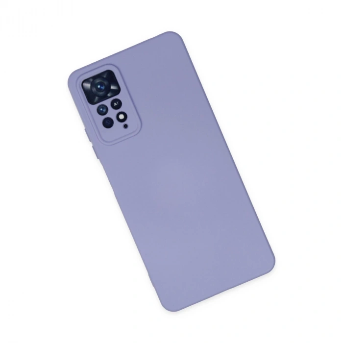 Xiaomi Redmi Note 11 Pro Kılıf Nano İçi Kadife Silikon - Lila