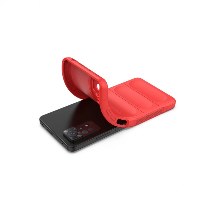 Xiaomi Redmi Note 11 Pro Kılıf Optimum Silikon - Kırmızı