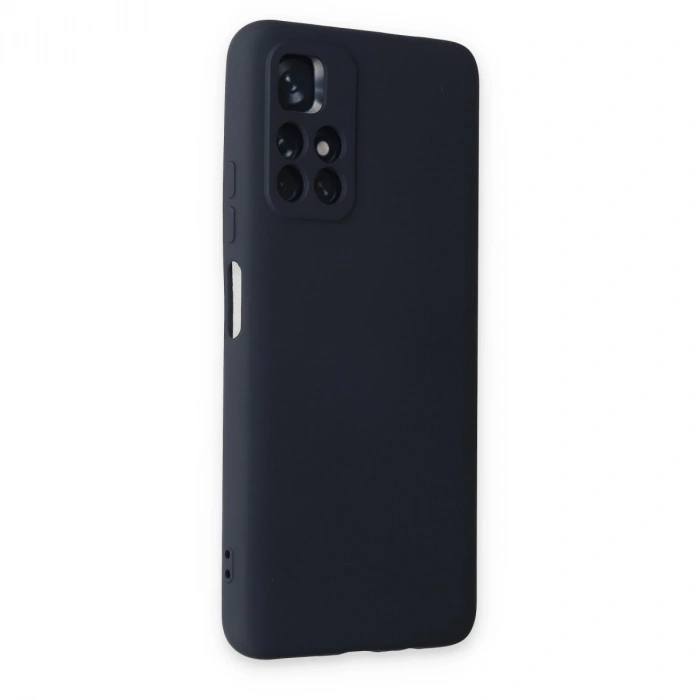 Xiaomi Redmi Note 11t Kılıf Nano İçi Kadife Silikon - Lacivert
