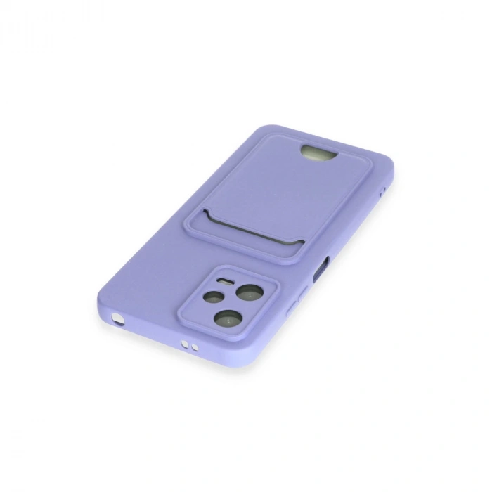Xiaomi Redmi Note 12 4g Kılıf Kelvin Kartvizitli Silikon - Lila