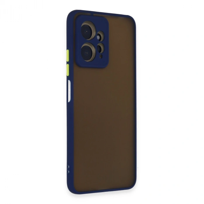 Xiaomi Redmi Note 12 4g Kılıf Montreal Silikon Kapak - Lacivert