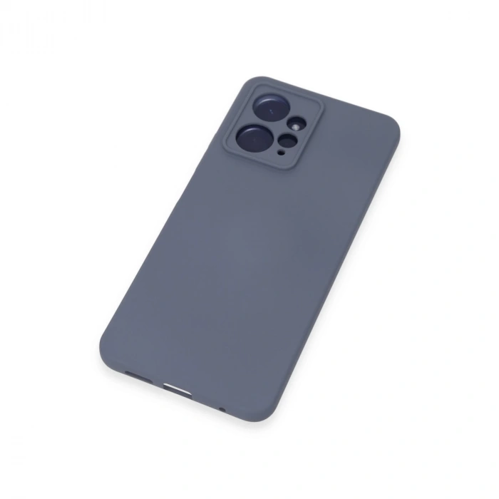 Xiaomi Redmi Note 12 4g Kılıf Nano İçi Kadife Silikon - Gri
