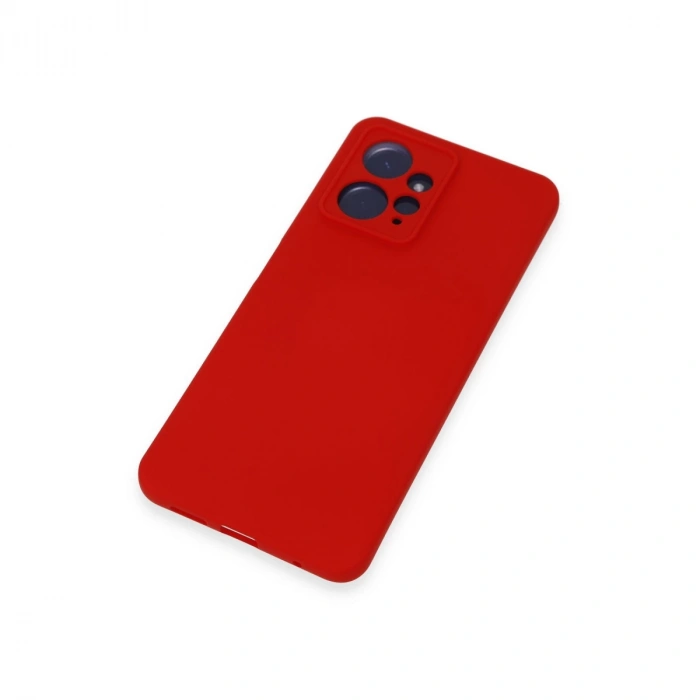 Xiaomi Redmi Note 12 4g Kılıf Nano İçi Kadife Silikon - Kırmızı
