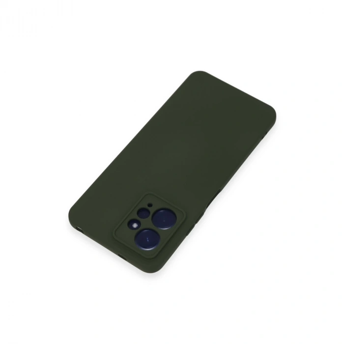 Xiaomi Redmi Note 12 4g Kılıf Nano İçi Kadife Silikon - Koyu Yeşil