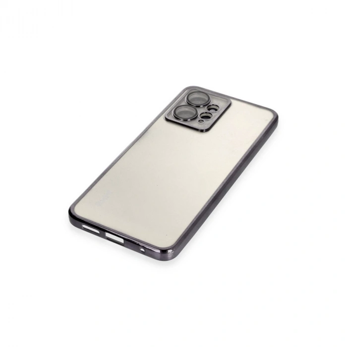 Xiaomi Redmi Note 12 4g Kılıf Razer Lensli Silikon - Siyah