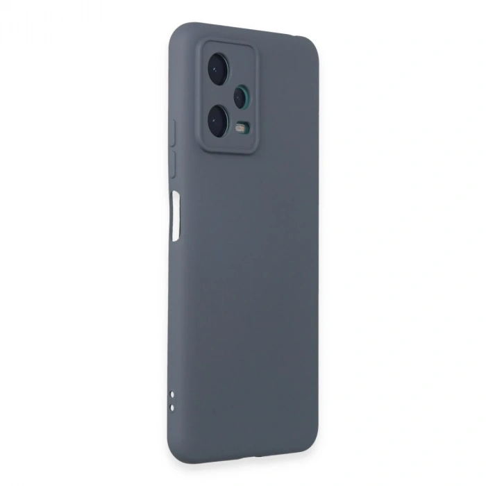 Xiaomi Redmi Note 12 5g Kılıf Nano İçi Kadife Silikon - Gri