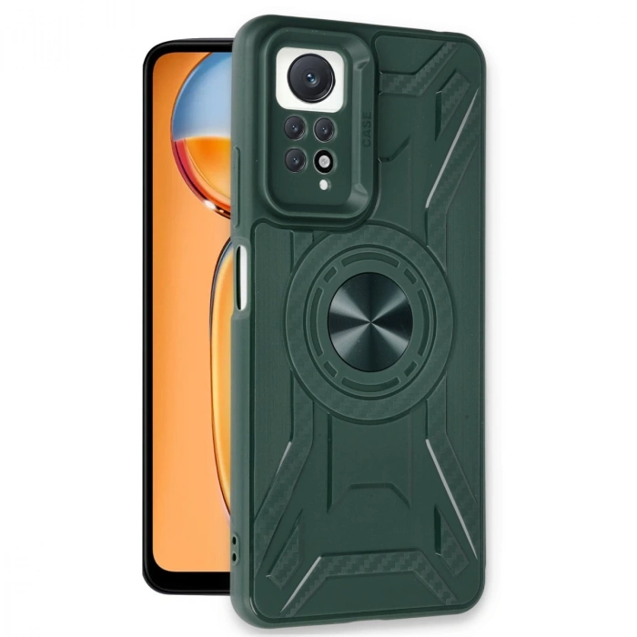 Xiaomi Redmi Note 12 Pro 4g Kılıf Lincoln Silikon - Koyu Yeşil