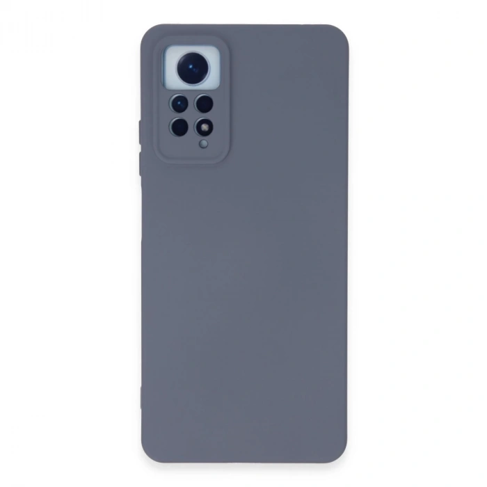 Xiaomi Redmi Note 12 Pro 4g Kılıf Nano İçi Kadife Silikon - Gri