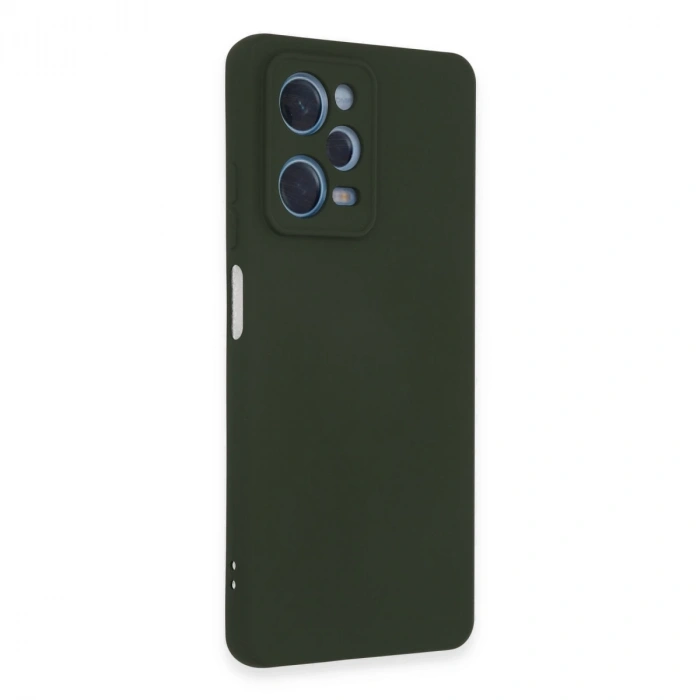 Xiaomi Redmi Note 12 Pro 5g Kılıf Nano İçi Kadife Silikon - Koyu Yeşil