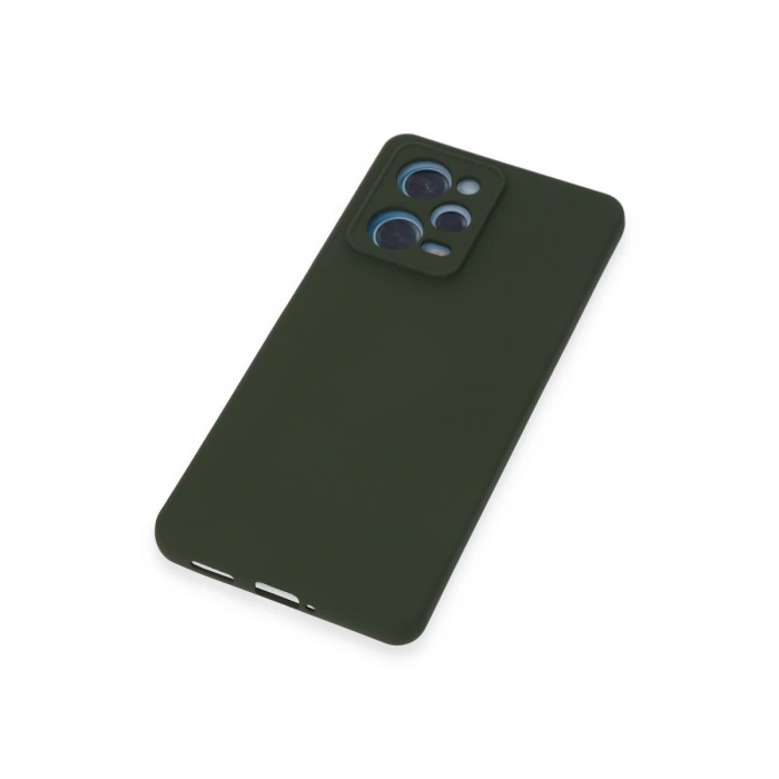 Xiaomi Redmi Note 12 Pro 5g Kılıf Nano İçi Kadife Silikon - Koyu Yeşil