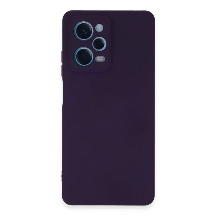 Xiaomi Redmi Note 12 Pro 5g Kılıf Nano İçi Kadife Silikon - Mor