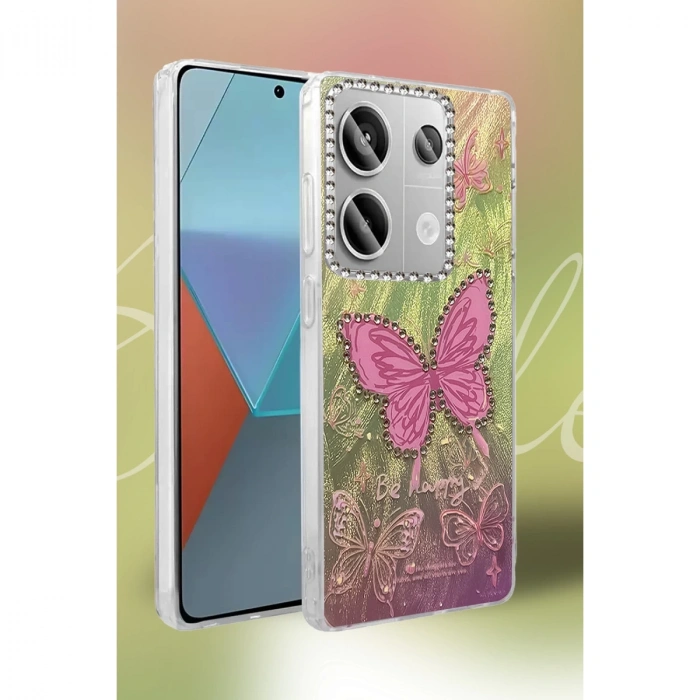 Xiaomi Redmi Note 13 Pro 4g Kılıf Blade Aynalı Desenli Kapak - Desen 2