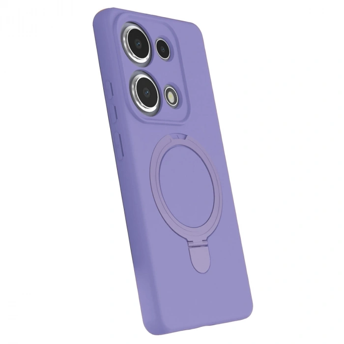 Xiaomi Redmi Note 13 Pro 4g Regal Magsafe Standlı Kapak - Lila