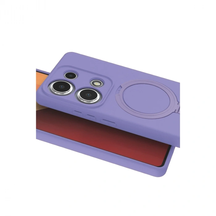 Xiaomi Redmi Note 13 Pro 4g Regal Magsafe Standlı Kapak - Lila