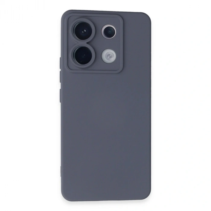Xiaomi Redmi Note 13 Pro 5g Kılıf Nano İçi Kadife Silikon - Gri