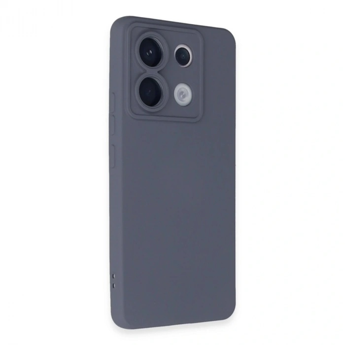 Xiaomi Redmi Note 13 Pro 5g Kılıf Nano İçi Kadife Silikon - Gri