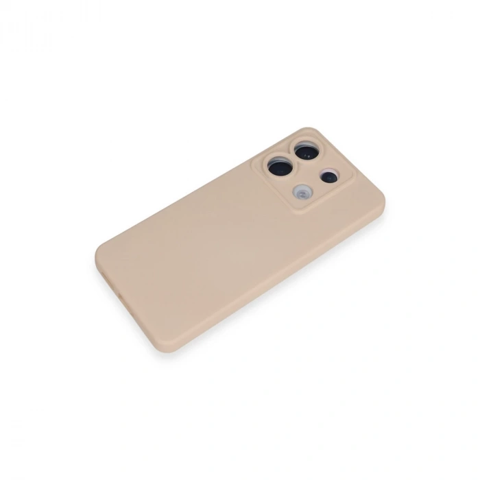 Xiaomi Redmi Note 13 Pro 5g Kılıf Nano İçi Kadife Silikon - Pudra