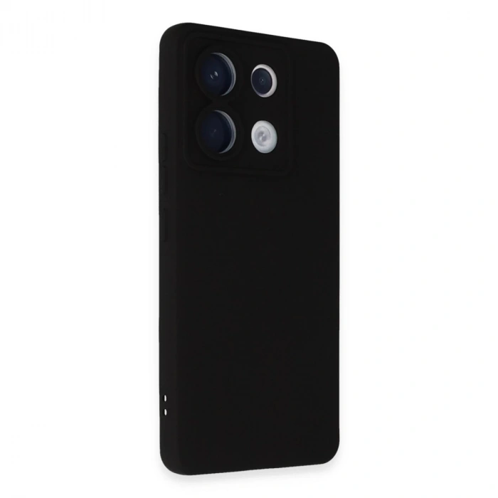 Xiaomi Redmi Note 13 Pro 5g Kılıf Nano İçi Kadife Silikon - Siyah