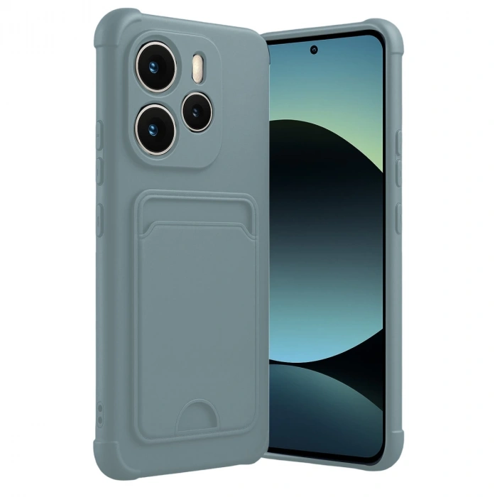 Xiaomi Redmi Note 14 4g Kelvin Kartvizitli Silikon - Açık Yeşil