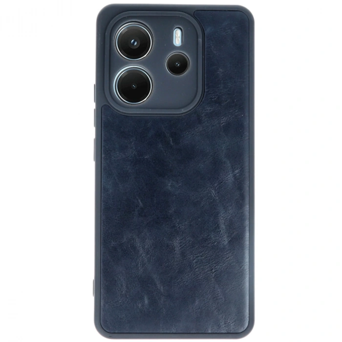 Xiaomi Redmi Note 14 4g Kılıf Aras Deri Kapak - Lacivert