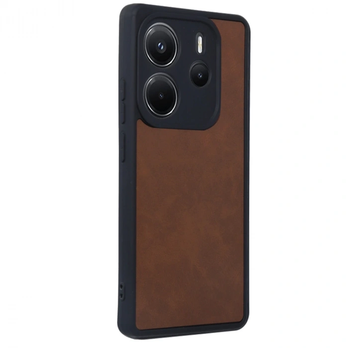 Xiaomi Redmi Note 14 4g Kılıf Aras Deri Kapak - Taba