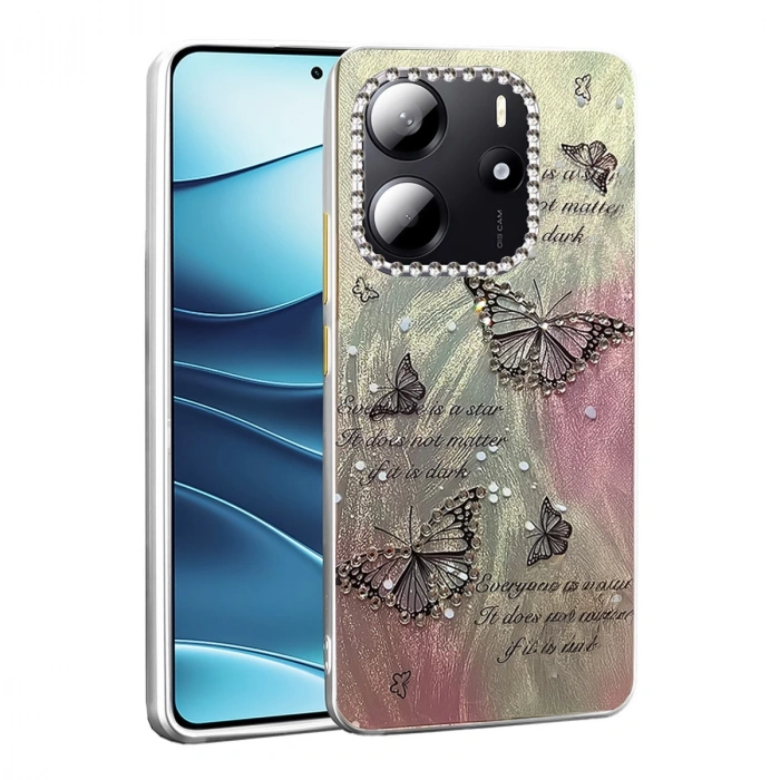 Xiaomi Redmi Note 14 4g Kılıf Blade Aynalı Desenli Kapak - Desen 6