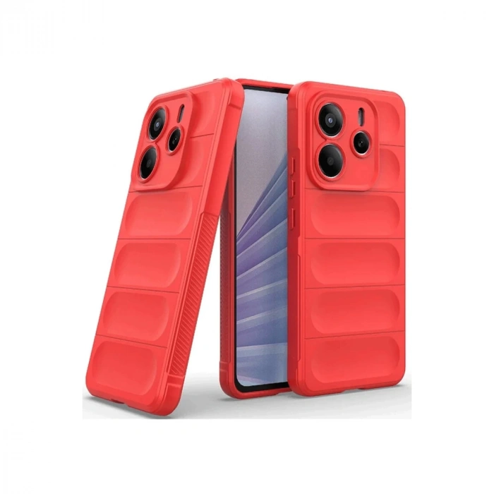 Xiaomi Redmi Note 14 4g Kılıf Optimum Silikon - Kırmızı