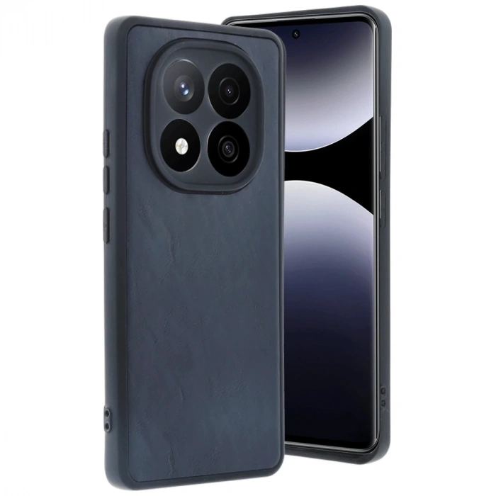 Xiaomi Redmi Note 14 Pro 4g Kılıf Aras Deri Kapak - Lacivert