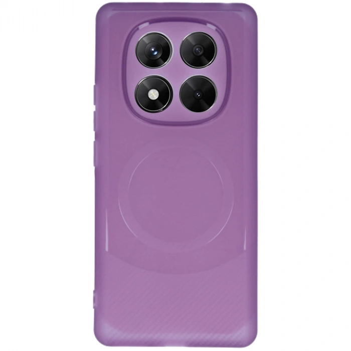 Xiaomi Redmi Note 14 Pro 4g Kılıf Maya Karbon Kapak - Mürdüm