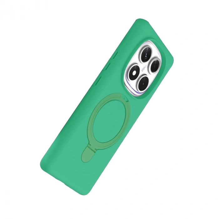 Xiaomi Redmi Note 14 Pro 4g Regal Magsafe Standlı Kapak - Yeşil