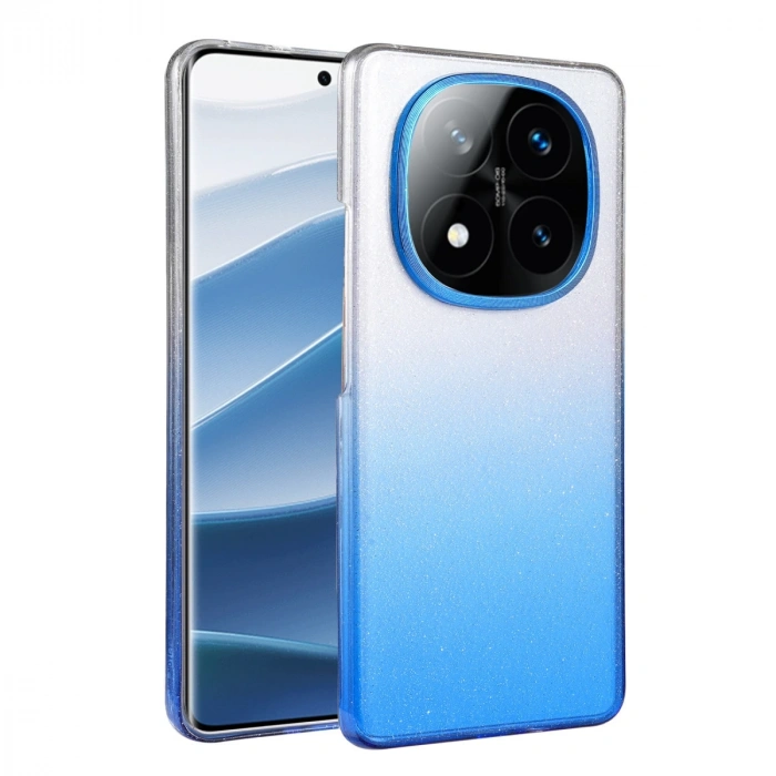 Xiaomi Redmi Note 14 Pro 5g Glossy Kapak - Mavi