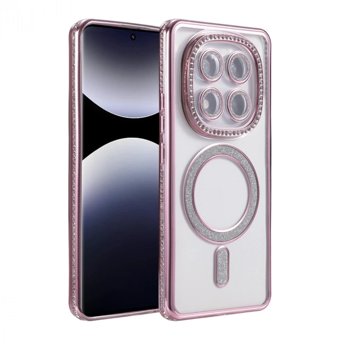 Xiaomi Redmi Note 14 Pro 5g Joke Simli Magneticsafe Kılıf - Pembe