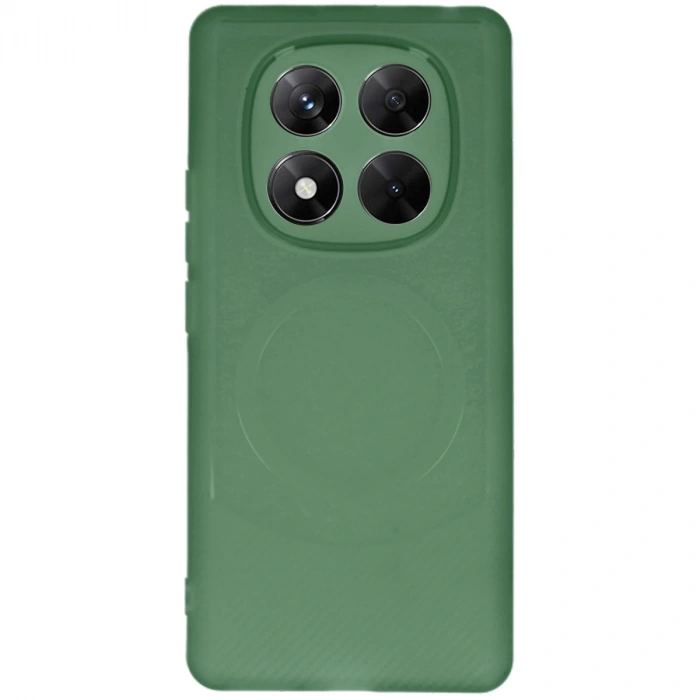 Xiaomi Redmi Note 14 Pro 5g Kılıf Maya Karbon Kapak - Koyu Yeşil