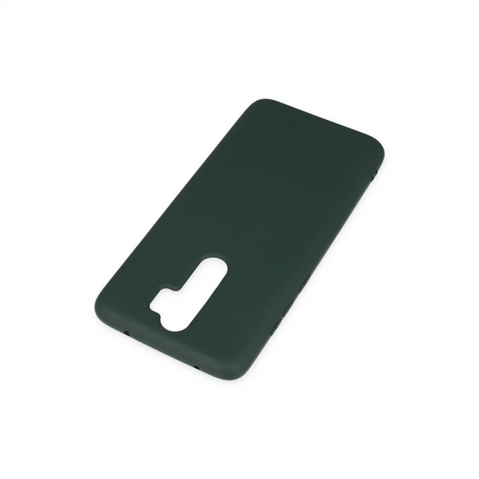 Xiaomi Redmi Note 8 Pro Kılıf Nano İçi Kadife Silikon - Koyu Yeşil