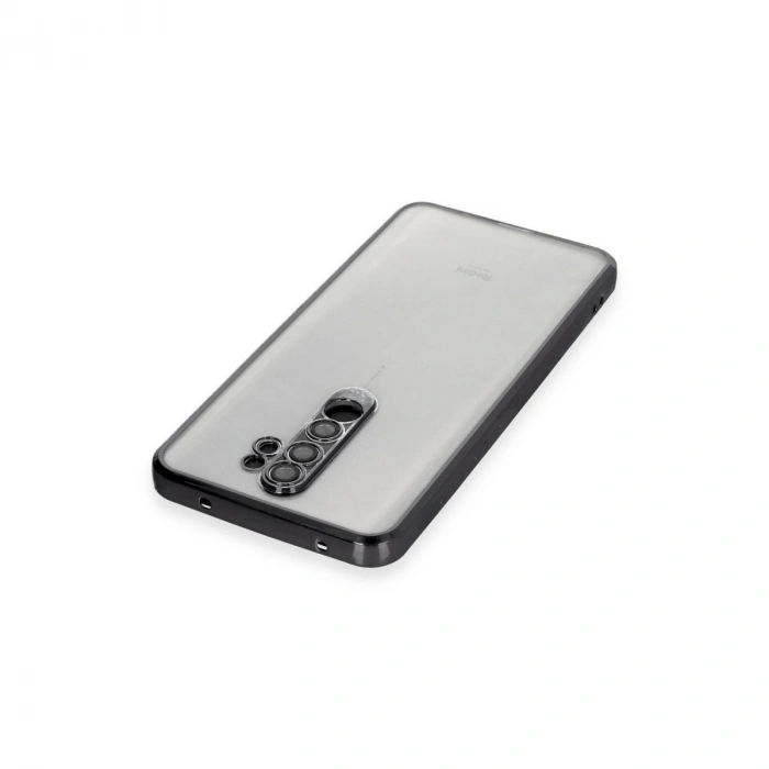 Xiaomi Redmi Note 8 Pro Kılıf Razer Lensli Silikon - Siyah