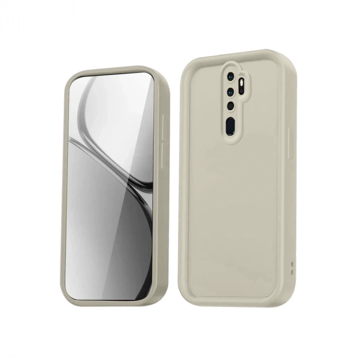 Xiaomi Redmi Note 8 Pro Kılıf Viera Silikon - Krem